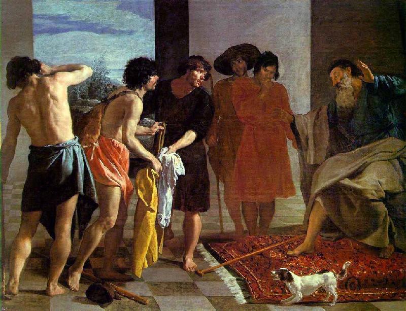 Diego Velazquez Josephs bloody coat brought to Jacob Spain oil painting art